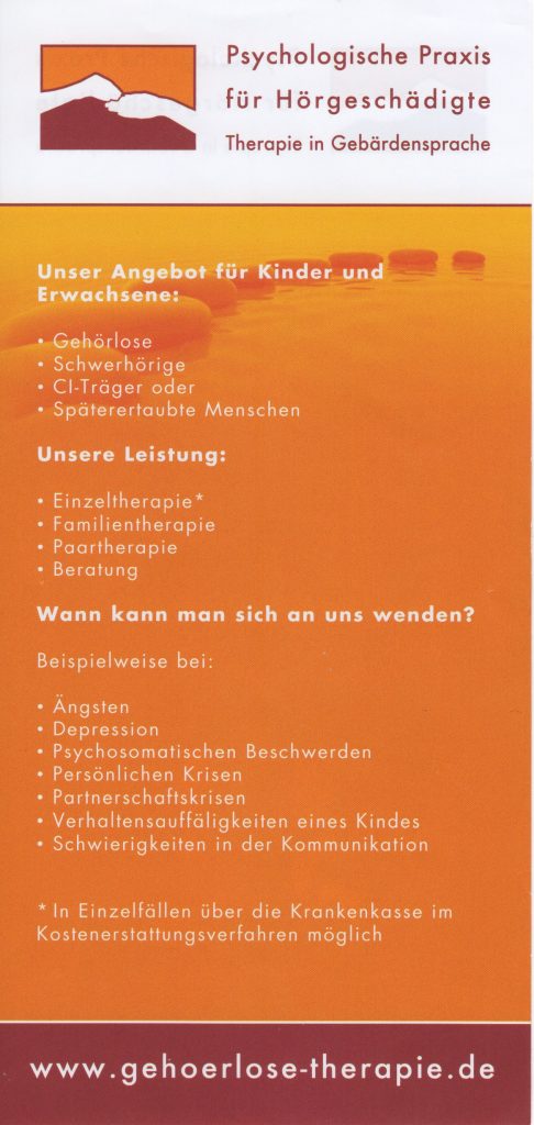 Psychologische Praxis für Hörgeschädigte 2